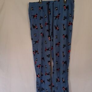 Blue Dog Print Men's Lounge Pants